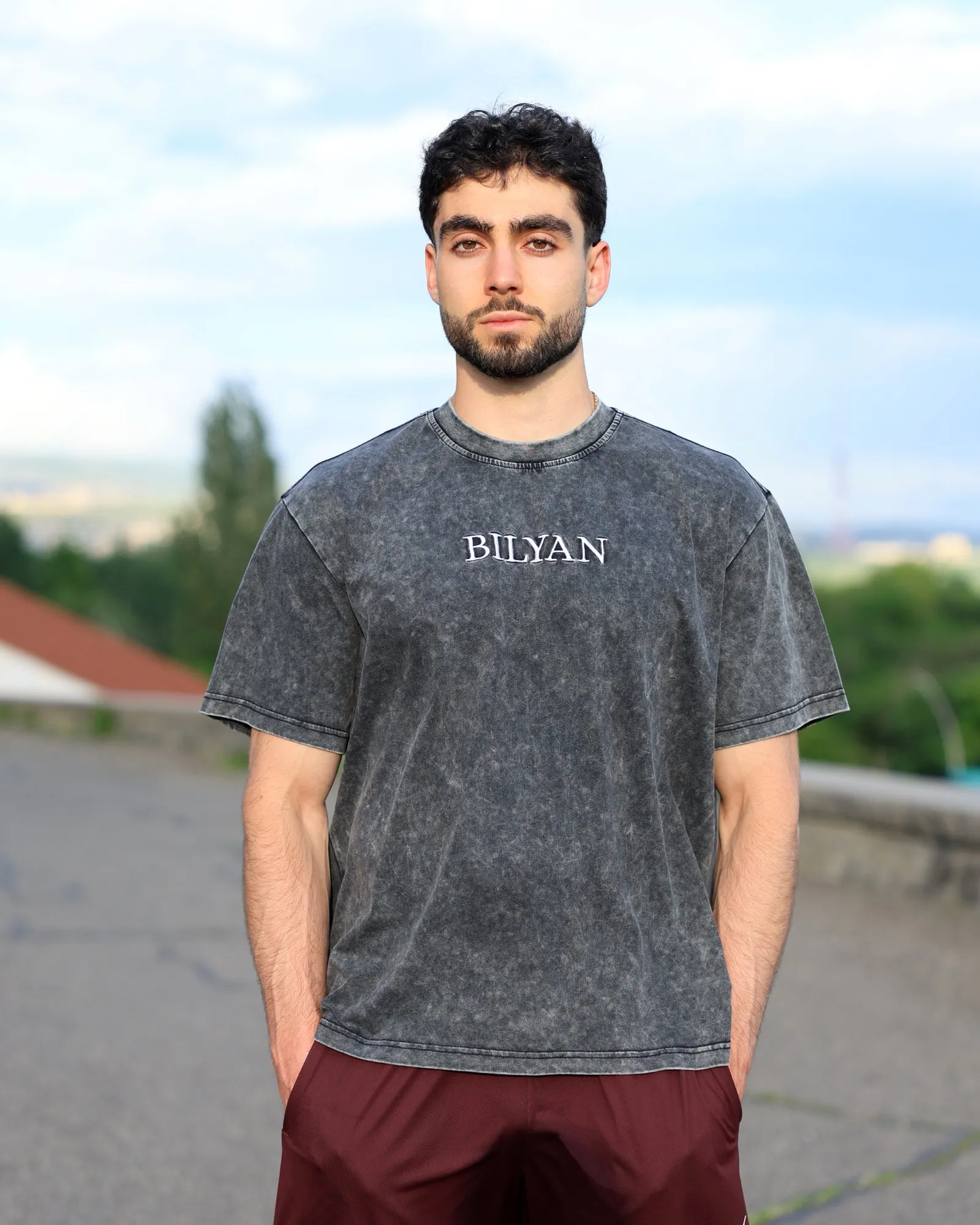 BILYAN օվերսայզ մարզվելու շապիկը